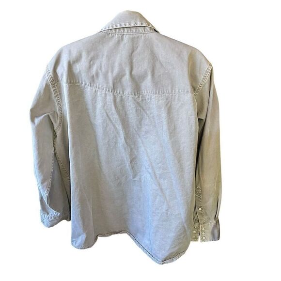 Rasco FR Men's XL Gray Flame Resistant Long Sleeve Work Shirt - Picture 2 of 6